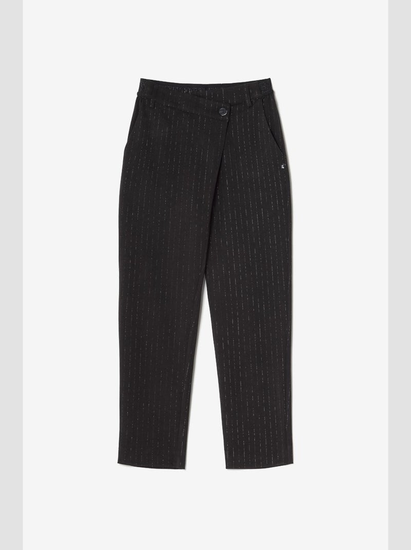 Pantalon LIVIAGI carotte 'Le Temps Des Cerises' Noir - Kiabi