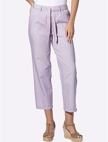Pantalon Livrée Avec La Ceinture à Nouer - Taille Standard - Helline