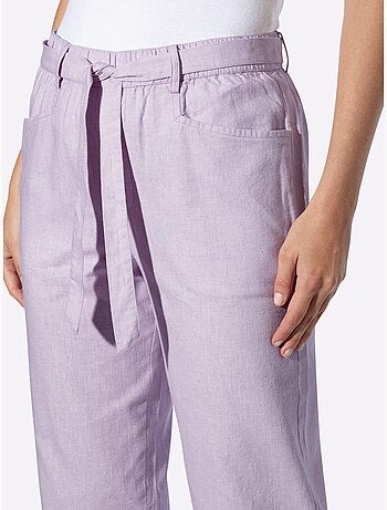 Pantalon Livrée Avec La Ceinture à Nouer - Taille Standard - Helline