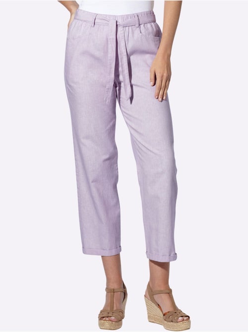Pantalon Livrée Avec La Ceinture à Nouer - Taille Standard - Helline - Kiabi