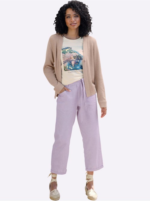 Pantalon Livrée Avec La Ceinture à Nouer - Taille Standard - Helline - Kiabi