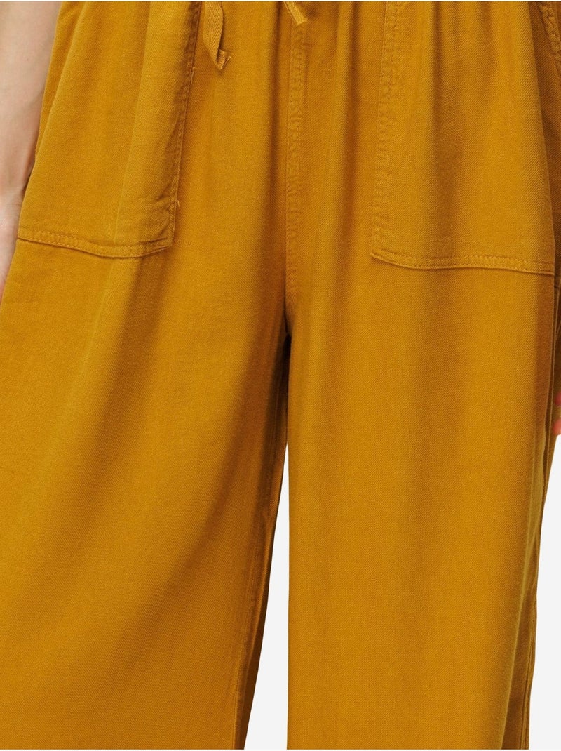 Pantalon long à taille élastique et jambe droite pour femme mixray Ambre - Kiabi