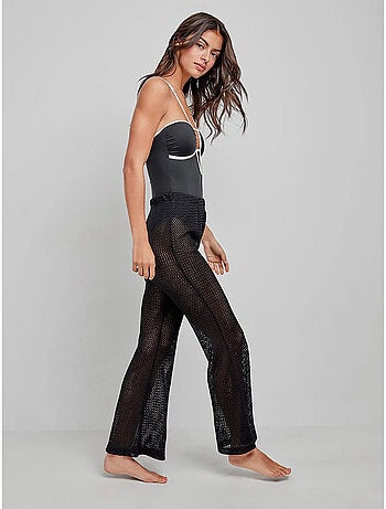 Pantalon long crochet