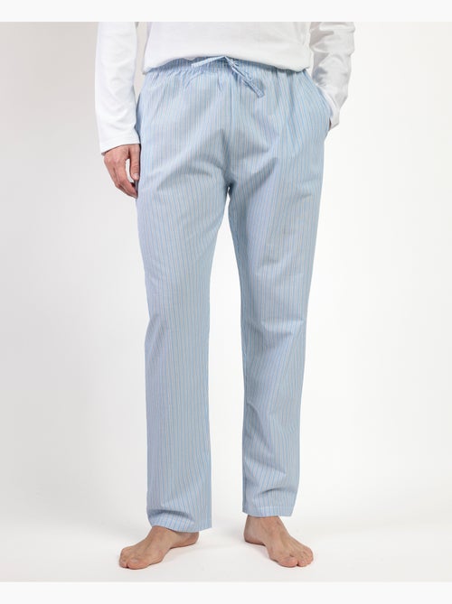 Pantalon long en popeline compacte pour homme ADMAS HOME - Kiabi