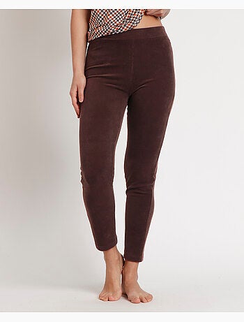 Pantalon long en velours côtelé extensible pour femme ADMAS