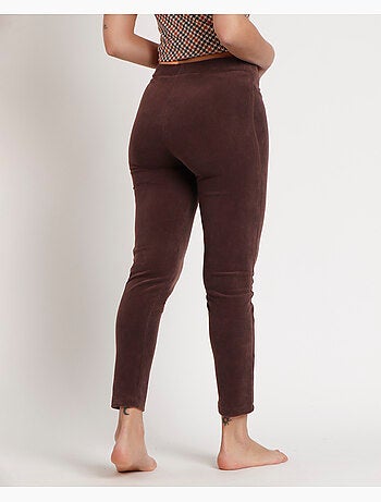 Pantalon long en velours côtelé extensible pour femme ADMAS