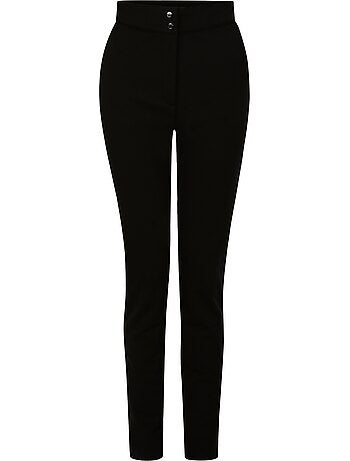 Pantalon long et uni à taille mi-haute ajustable upshape - dare 2b