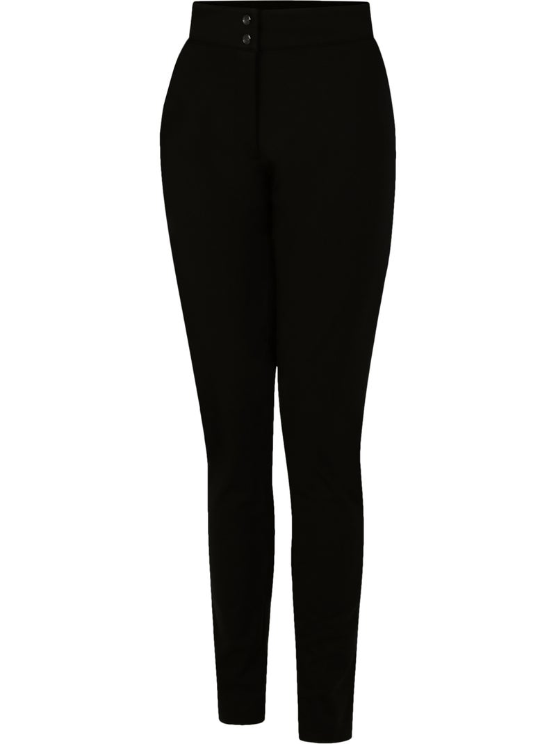 Pantalon long et uni à taille mi-haute ajustable upshape - dare 2b Noir - Kiabi