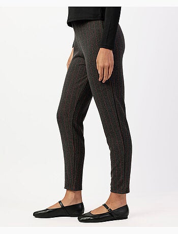 Pantalon long extensible à rayures pour femme ADMAS