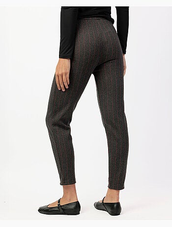 Pantalon long extensible à rayures pour femme ADMAS