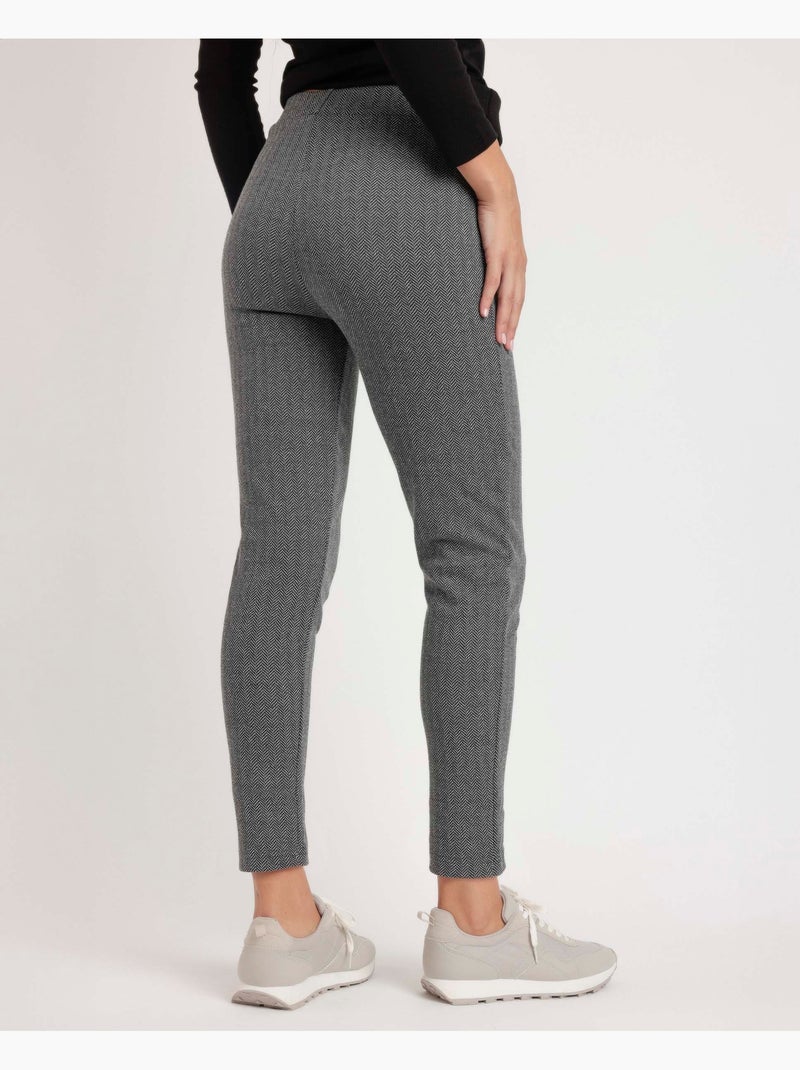 Pantalon long extensible Spiga pour femme ADMAS Gris - Kiabi