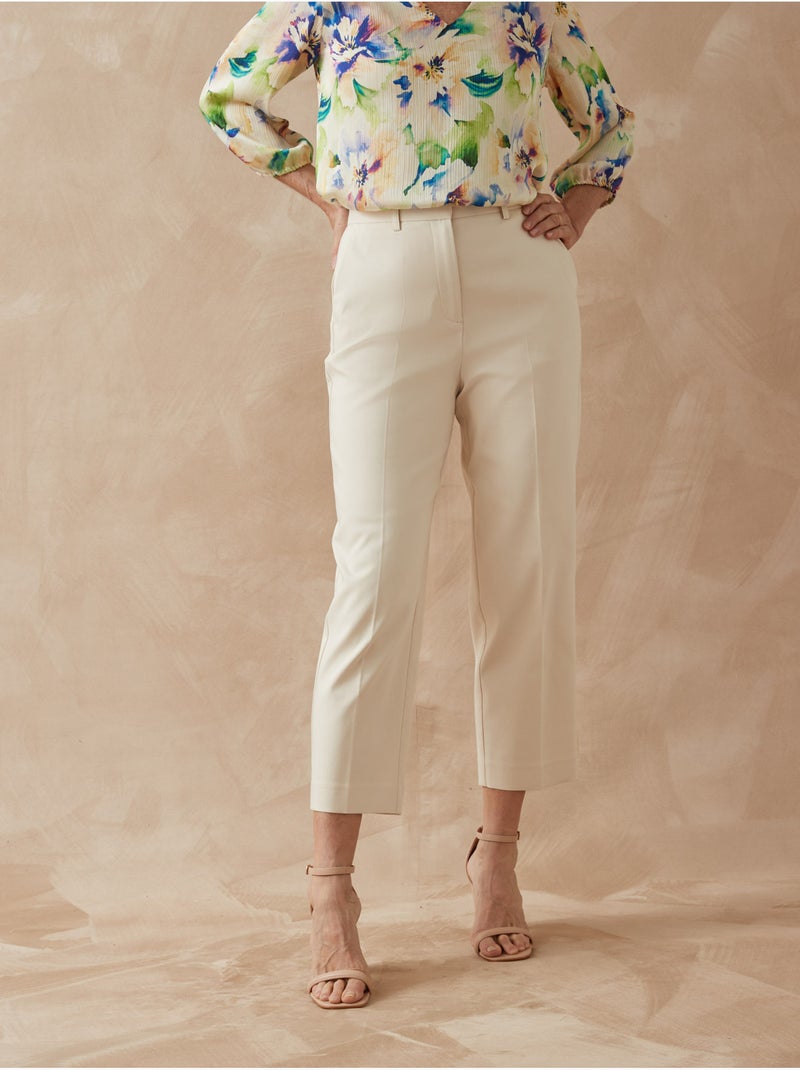 Pantalon longueur 7/8ème en toile - DAXON Beige - Kiabi