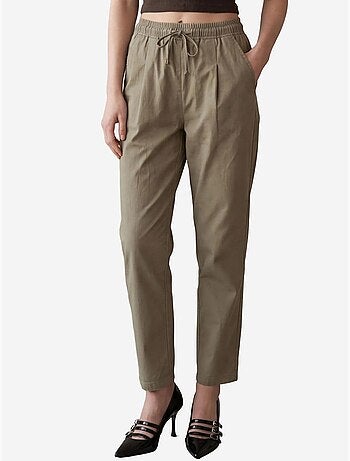 Pantalon longueur cheville avec cordon de serrage et poche my fashion