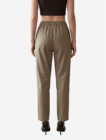 Pantalon longueur cheville avec cordon de serrage et poche my fashion