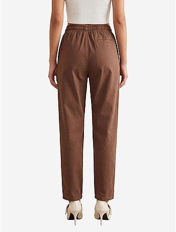 Pantalon longueur cheville avec cordon de serrage et poche my fashion