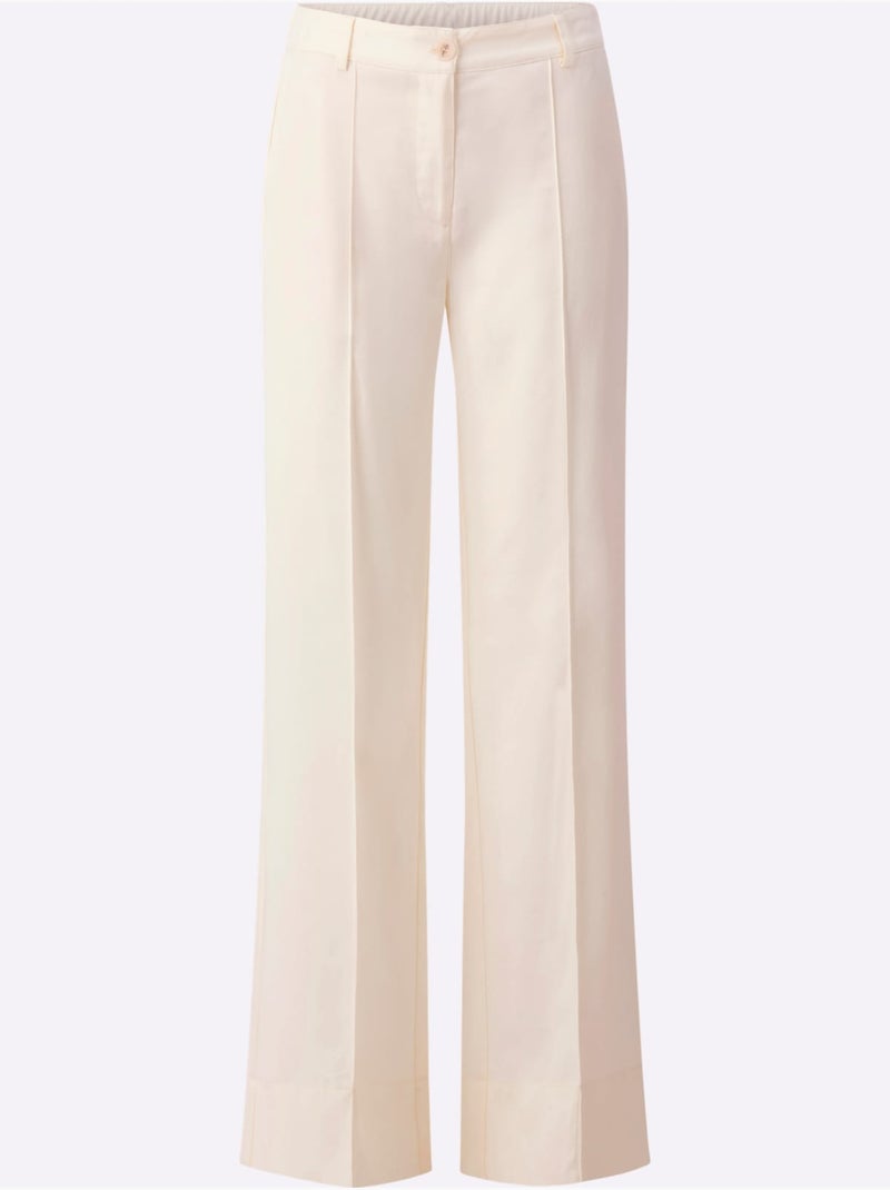 Pantalon Look Moderne - Taille Standard - Helline Ivoire - Kiabi
