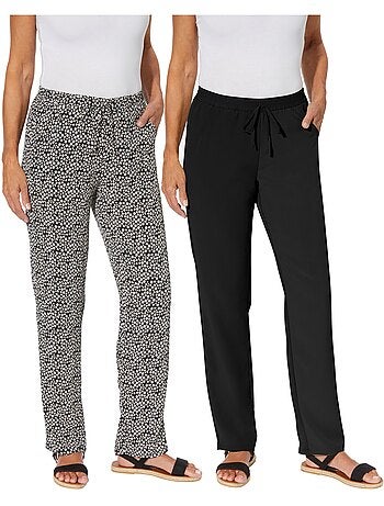 Pantalon Lot De 2 - Taille Standard - Moda Vilona