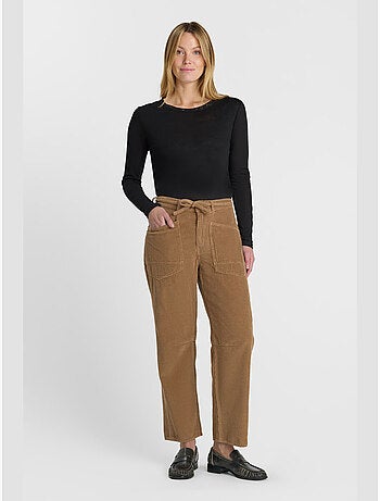 Pantalon madie loose, large 'le temps des cerises'