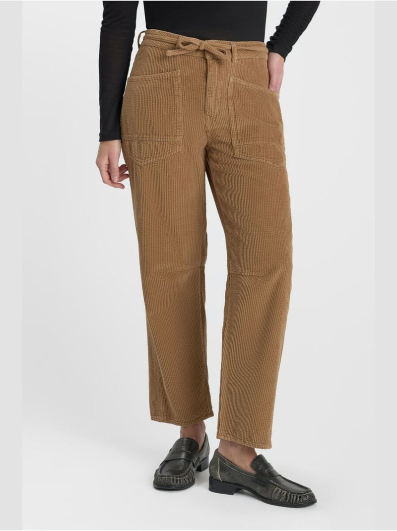Pantalon madie loose, large 'le temps des cerises' Beige - Kiabi