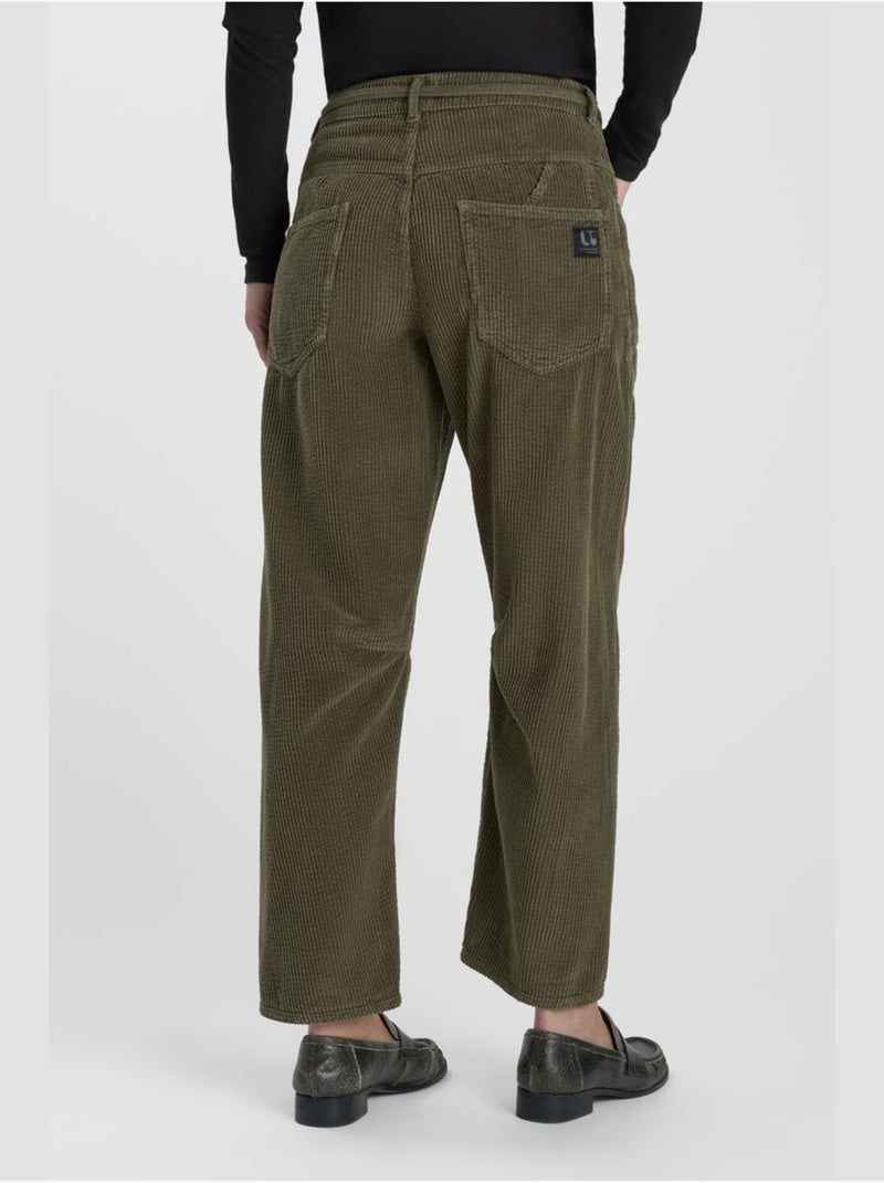 Pantalon madie loose, large 'le temps des cerises' Kaki - Kiabi