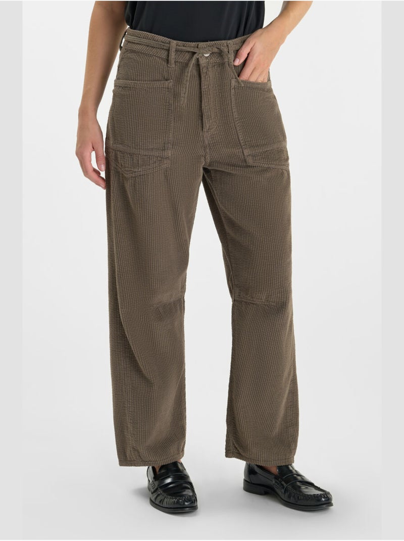 Pantalon MADIE loose, large 'Le Temps Des Cerises' Marron - Kiabi