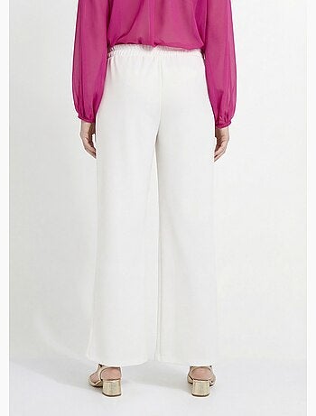 Pantalon maille avec galon à la taille - Afibel