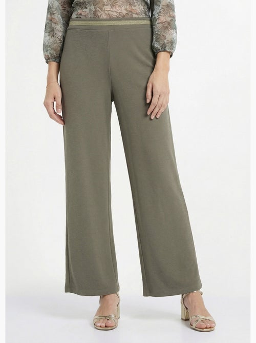 Pantalon maille avec galon à la taille - Afibel - Kiabi Pantalon maille avec galon à la taille - Afibel - Kiabi