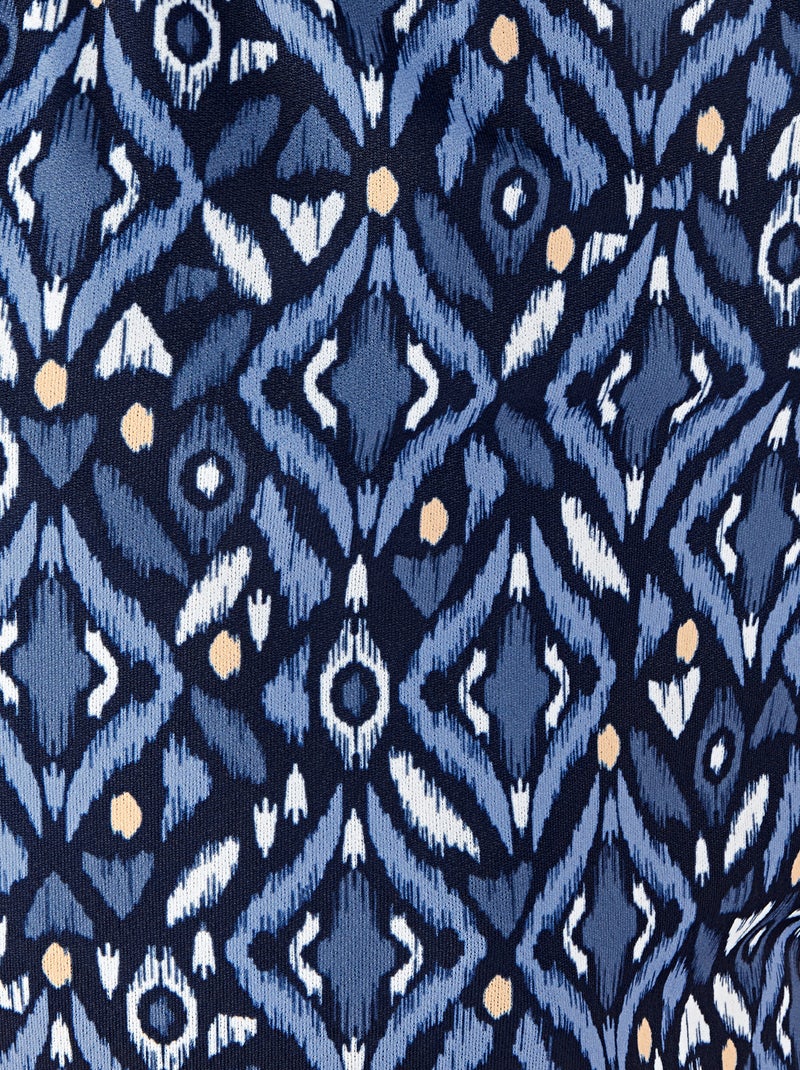 Pantalon maille crêpe - Damart Bleu - Kiabi