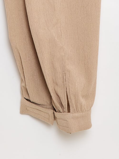 Pantalon maille crêpe - So Easy - Kiabi