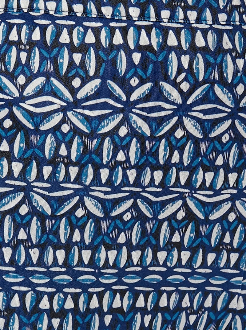 Pantalon maille crêpe stretch - Damart Bleu marine - Kiabi