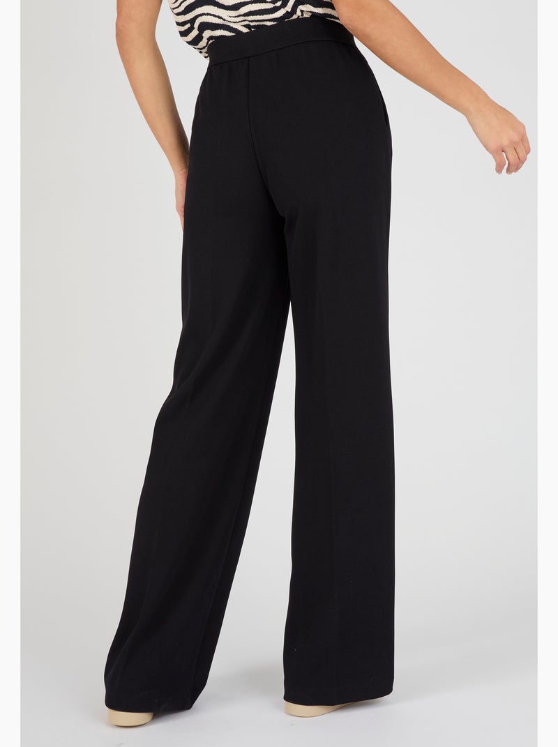 Pantalon maille enfilable - Damart Noir - Kiabi