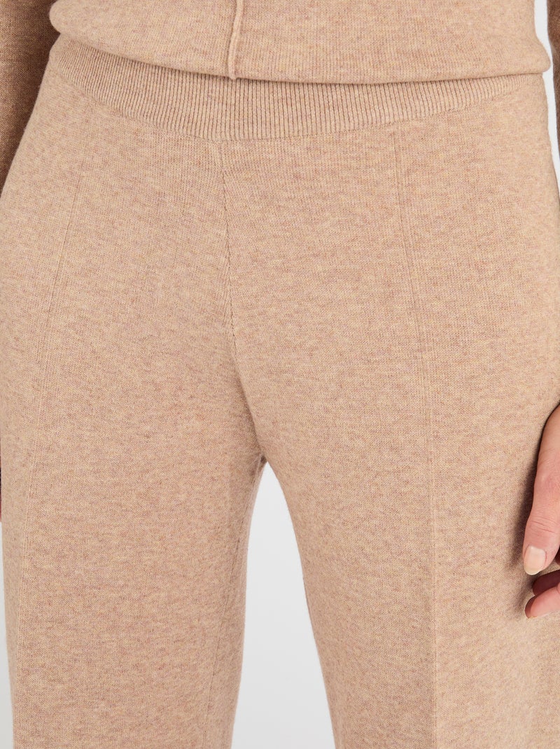 Pantalon maille enfilable Thermolactyl - Damart Marron - Kiabi