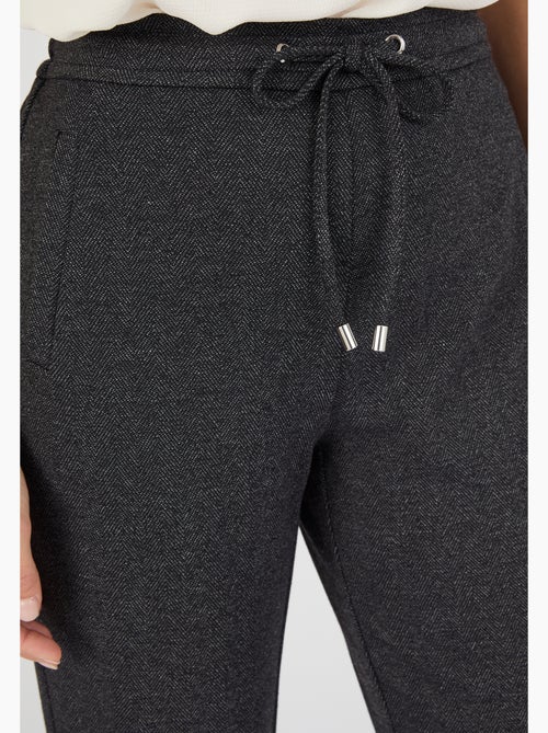 Pantalon maille jacquard enfilable - Damart - Kiabi