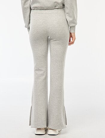 Pantalon maille lourde et douce coupe bootcut