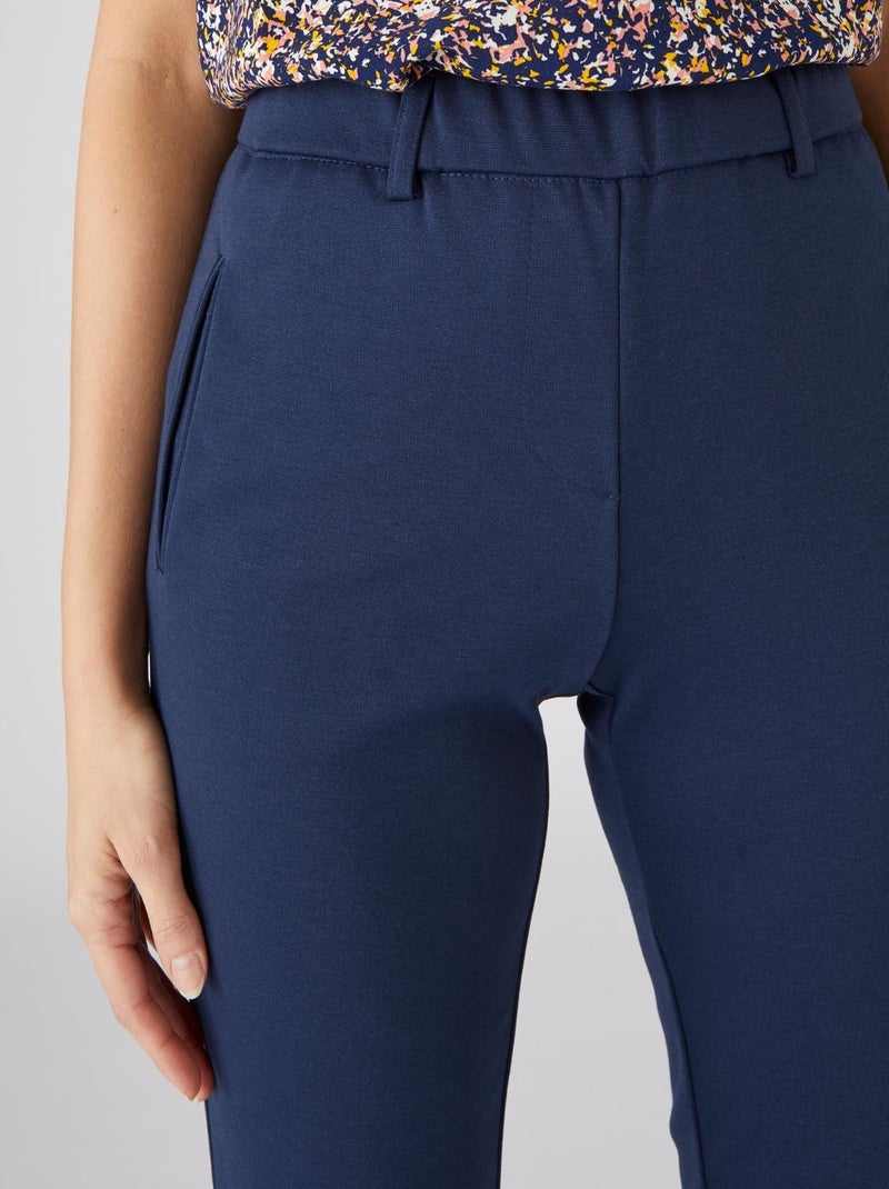 Pantalon maille milano - Damart Bleu marine - Kiabi