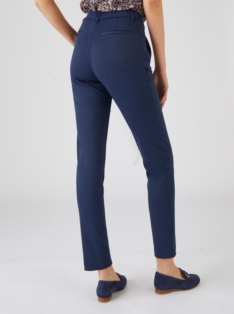 Pantalon maille milano - Damart Bleu marine - Kiabi