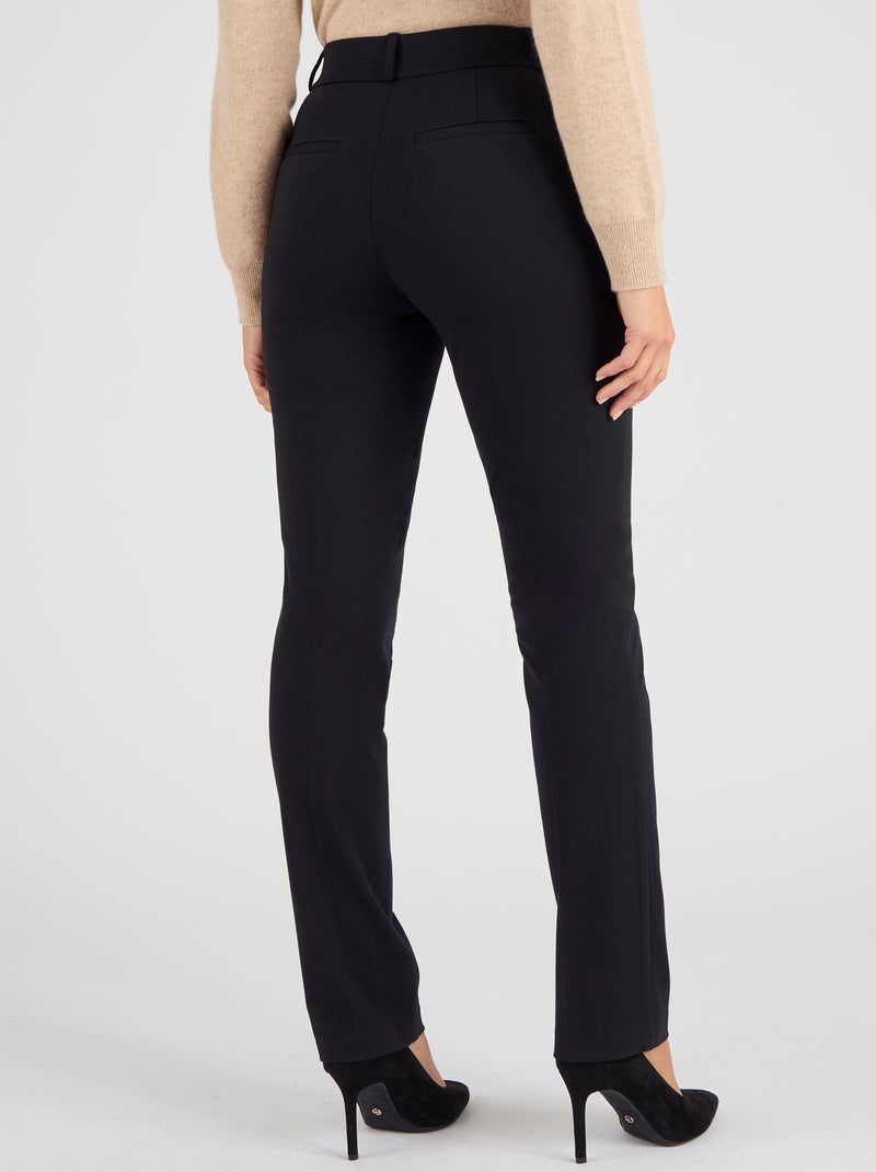 Pantalon maille milano bi-extensible Perfect Fit by Damart - Damart Noir - Kiabi