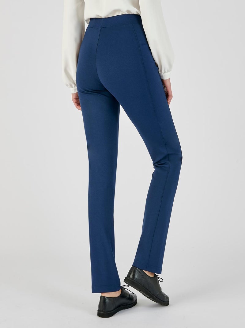 Pantalon maille milano enfilable - Damart Bleu marine - Kiabi