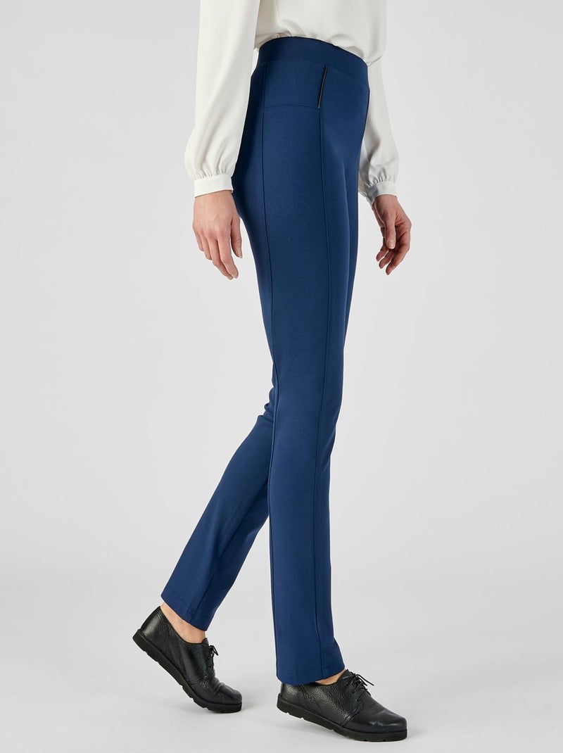 Pantalon maille milano enfilable - Damart Bleu marine - Kiabi