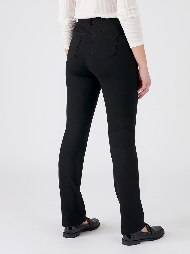 Pantalon maille milano Perfect Fit by Damart - Damart Noir - Kiabi