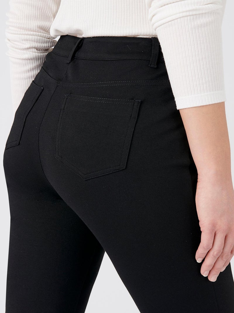 Pantalon maille milano Perfect Fit by Damart - Damart Noir - Kiabi