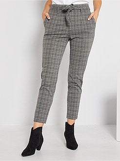 Pantalon maille milano slim - Kiabi