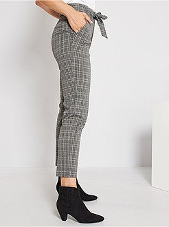 Pantalon maille milano slim - Kiabi