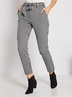 Pantalon maille milano slim - Kiabi