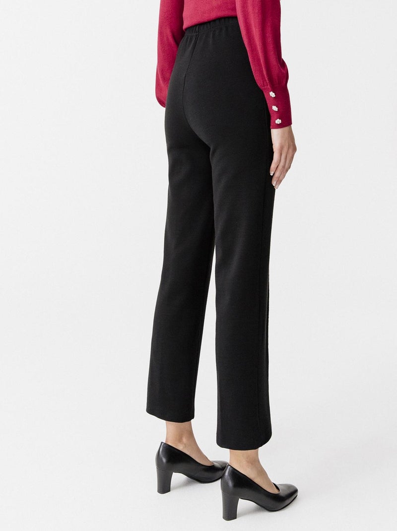 Pantalon maille milano Thermolactyl - Damart Noir - Kiabi