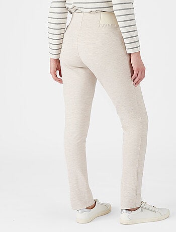 Pantalon maille milano uni ou carreaux - damart