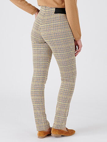 Pantalon maille milano uni ou carreaux - damart