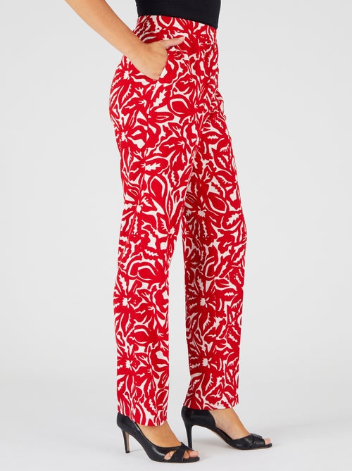 Pantalon maille texturée - Damart - Kiabi