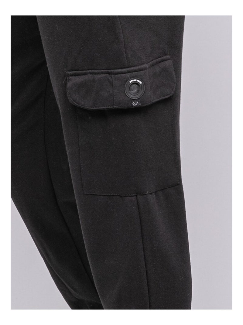 Pantalon maille VERCATO Noir - Kiabi