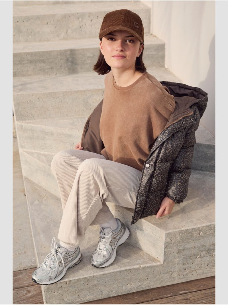 Pantalon margegi droite 'le temps des cerises' Beige - Kiabi